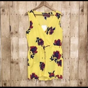 5 for $25 Sale! Fleur Bleue Floral Romper